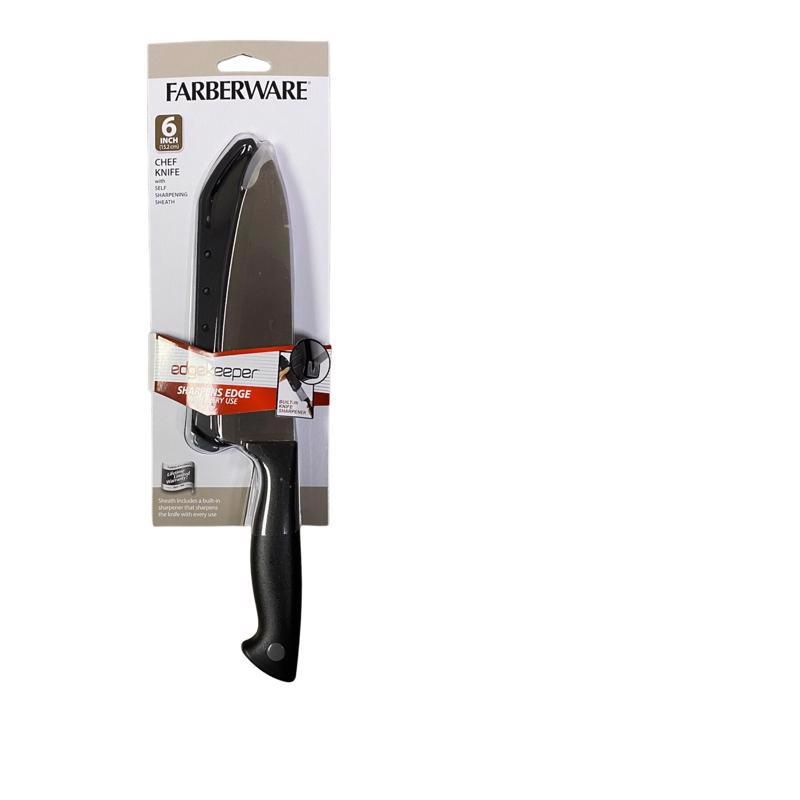 Lifetime Brands Farberware 6 in. L Stainless Steel Chef's Knife 2 pc, 1 of 2