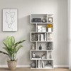 Costway 2 PCS 6 Tier S-Shaped Bookshelf Storage Display Bookcase Z-Shelf - image 4 of 4