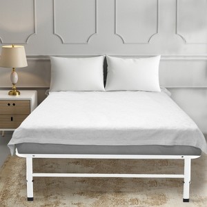 Home Imports Emporium 14" Foldable Metal Platform Bed Frame - Mattress Foundation - Box Spring Replacement - 1 of 4