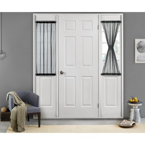 Sheer French Door Curtains - 1 of 4