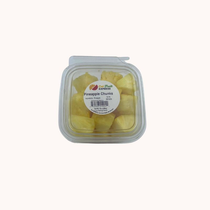 Cut Fruit Express Pineapple Chunks - 16oz, 5 of 6