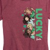 Women's - Barbie - St. Patrick's Day Lucky Short Sleeve Graphic T-Shirt - 2 of 4