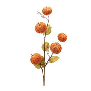 Plush Fall Pumpkin Spray (Set of 2) - 1 of 3