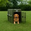 Dakota 283 Canine Rough and Tough Economy Pet Kennel, Heavy Duty Crate for Dogs and Cats with Ventilation Holes, X-Large, Olive - 4 of 4