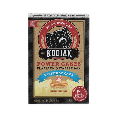 Kodiak Power Cakes Birthday Cake Flapjack & Waffle Mix - 18oz