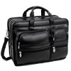 McKlein Clinton   Leather Patented Detachable Wheeled Laptop Bag - Black - 4 of 4
