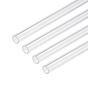 Unique Bargains Lamp Lantern Water Cooling System Acrylic Round Tubes 4 Pcs 10" - 1 of 4