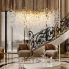 18 - Lights 47.5" Luxury Real Crystal Island Square Chandelier - 3 of 4