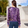 Anna-Kaci Women's Sequin Long Sleeve Sparkly Pullover Sweatshirt - 4 of 4