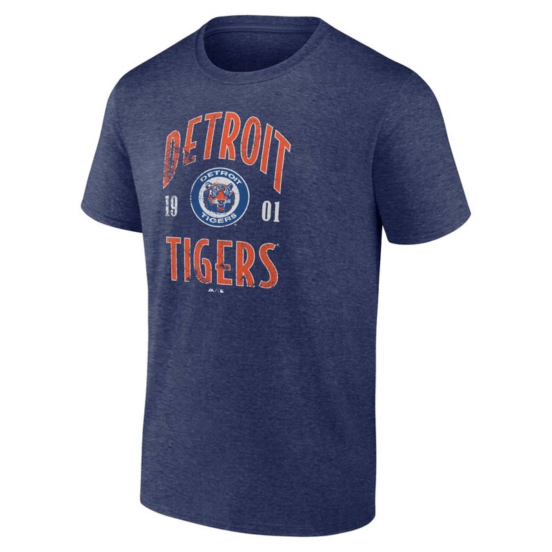 MLB Detroit Tigers Men's Bi-Blend T-Shirt, 2 of 4