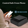 UNISOAR Biometric Fingerprint Jewelry Safe for Home , Leather Wrapped  Safe , Slide-Away Drawer, Digital Keypad & Fingerprint Lock - 3 of 4