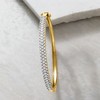 Ross-Simons 0.75 ct. t.w. Diamond Bangle Bracelet in 18kt Gold Over Sterling - 4 of 4