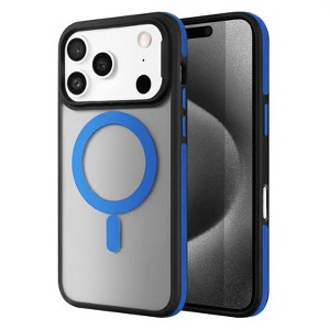 Entronix [Magnetic] Case Compatible with iPhone 17 Pro Max - Translucent Matte Back w/ Rugged Edges - 1 of 4