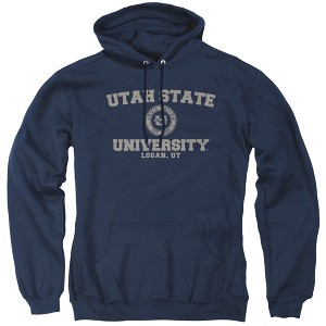 Utah State University Official Circle Logo Adult Pull-Over Hoodie - 1 of 4
