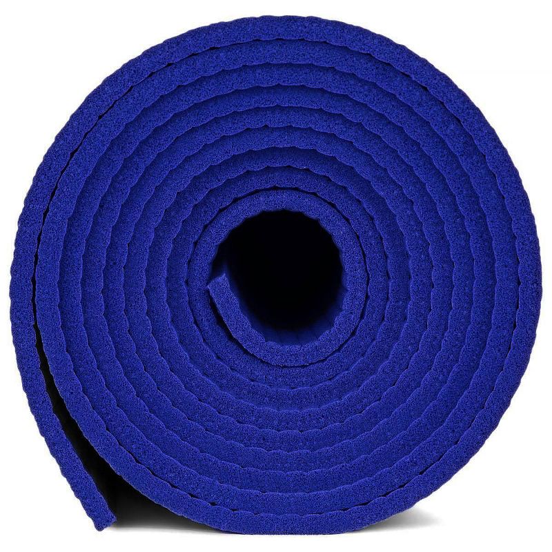 Yoga Direct Premium Alignment Yoga Mat - Blue (6mm), 3 of 5