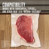 Weston Vacuum Sealer Bags Quart size 30ct 30-0111-W: Food Vacuum Seal Bags, Plastic, 1 Quart, 30 Pieces, White - 2 of 4