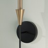 Capital Lighting Avant 1 - Light Wall Light in  Aged Brass/Black - 3 of 4