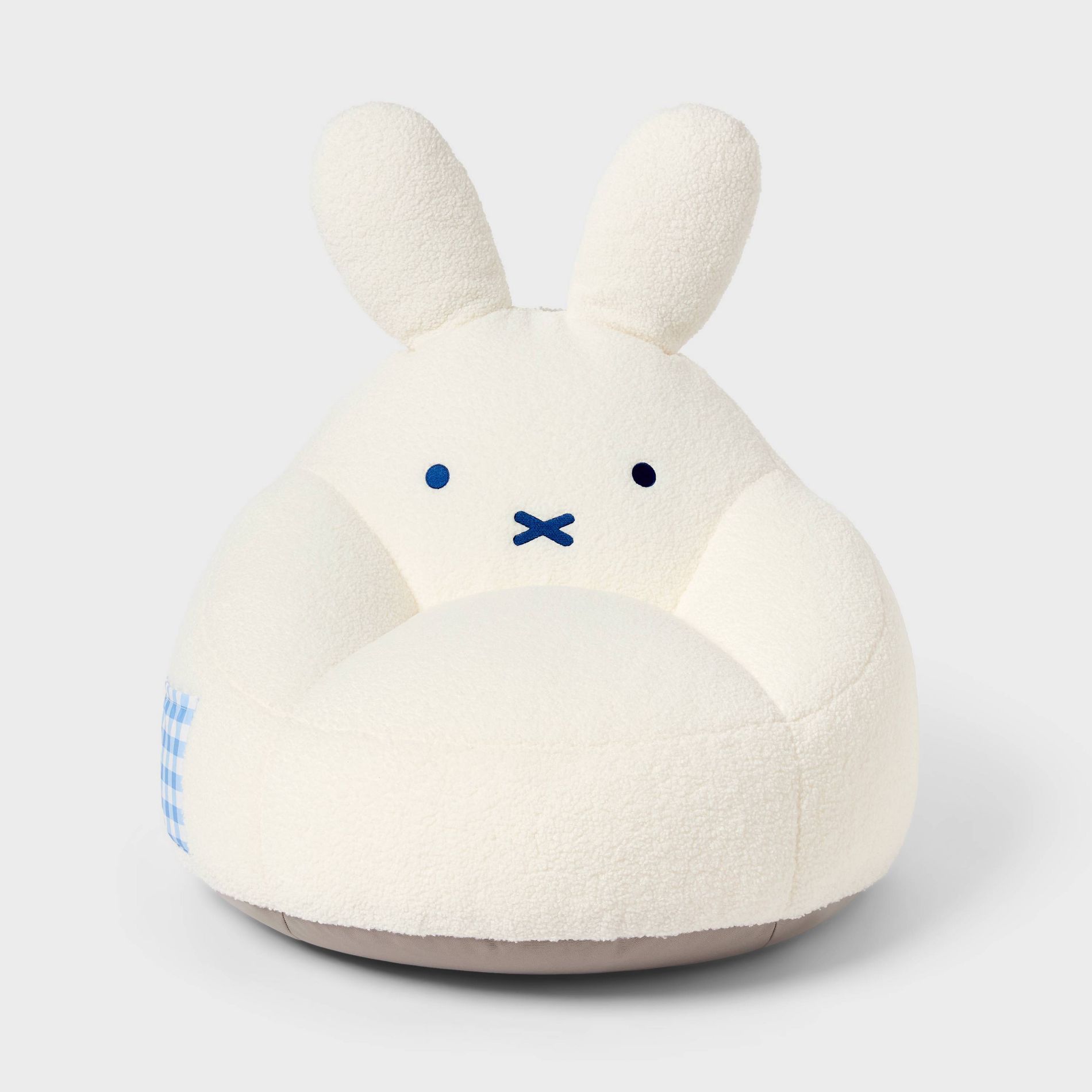 Miffy Kids' Bean Bag Chair with Pocket Off-White - Miffy by Pillowfort™