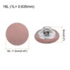 Unique Bargains Suit Dress Blouse Aluminum Fabric Cloth Covered Sewing Buttons 30 Pcs - 2 of 4