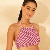 Women's High Neck Bralette Bikini Top - Wild Fable™ - 3 of 4