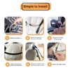 Hooseng Dog Car Seats, Washable Dog Booster Seat for Car with Clip-On Safety Leash & Storage Pockets, Portable Travel Bed for Small Dogs - 3 of 4
