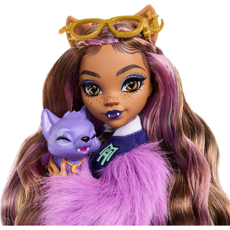 Monster High Clawdeen Wolf Fashion Doll with Pet Dog Crescent and Accessories, 3 of 7
