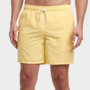 Men's 7" Solid-Color Swim Trunks - Goodfellow & Co™ - 1 of 3