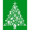 Boy's Guardians of the Galaxy Holiday Special Silhouettes Christmas Tree T-Shirt - 2 of 4