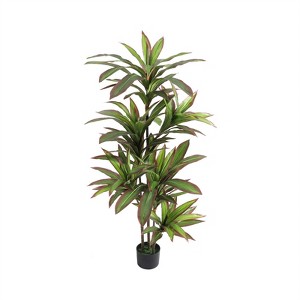 CuisinSmart Artificial Plant Dragon Tree, Dracaena Tree Faux Plants Decor 120-150cm Artificial Greenery Plants In Pots for Home Office - 1 of 4