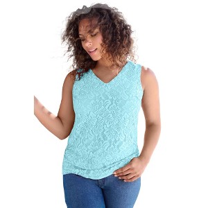 Roaman's V Neck Cami - 1 of 3