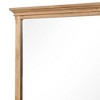 Royal Hampton Dresser Mirror, Bevel Glass, Natural Oak Brown Solid Wood, 38x44 - 3 of 4