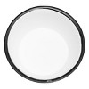 White Metal Black Rim with Ball Feet Decorative Storage Trinket Dish - Foreside Home & Garden - 2 of 4