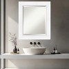 Amanti Art Sloped Beveled Framed Bathroom Vanity Wall Mirror - 4 of 4