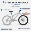 AENKYO 24/26/27.5-inch Mountain Bike for Adults, 21-Speed Full Suspension, Steel Frame - Men & Women Off-Road Bicycle - 4 of 4