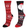 Gold Medal Women's Christmas Stocking w/ 2 pack Novelty Crew Socks - 2 of 4