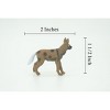 Collectible Wildlife Gifts | African Wild Dog, Painted Wolf, African Hunting Dog, Hand Painted, Rubber Animal, Realistic Figure, Gift,  2 " SF52 B58 - 3 of 4