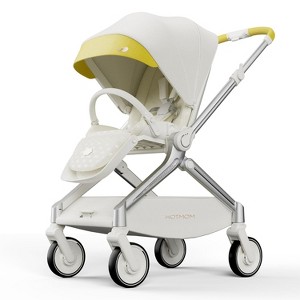 Hot Mom Deluxe Ultra-Light Baby Stroller with Intelligent Reversing Seat & Anti-Shock Tires – Versatile Travel System for Newborns to Toddlers - 1 of 4