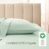 400 Thread Count Organic Cotton Sateen Pillowcase Set by Bare Home - 2 of 4