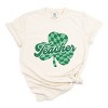 Simply Sage Market Teacher Checkered Shamrock Garment Dyed Tee - 2 of 4