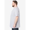 KingSize Shrink-Less Lightweight Longer-Length Crewneck Pocket T-Shirt - 4 of 4