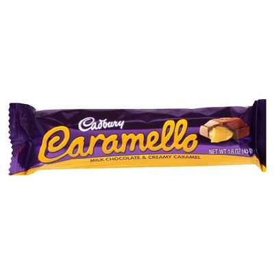 Caramello Milk Chocolate and Creamy Caramel Candy, Bar Caramel 1.6 oz