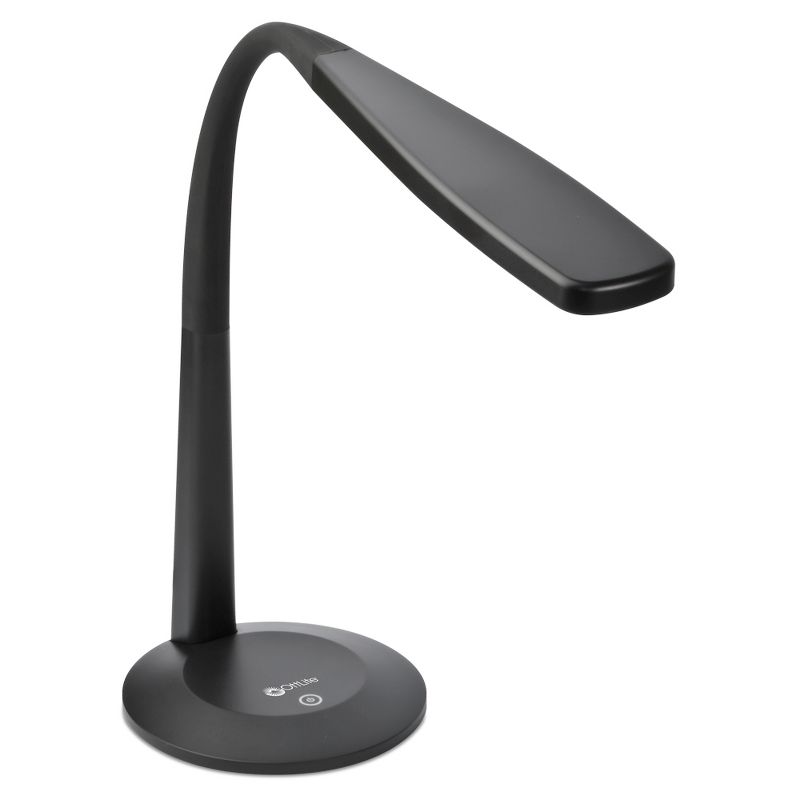 14&#34; Desk Gooseneck Desk Lamp Black (Includes LED Light Bulb) - OttLite, 2 of 4