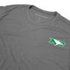 Men's University of North Dakota Men's Sport Active T-Shirt Left Chest Logo - 4 of 4