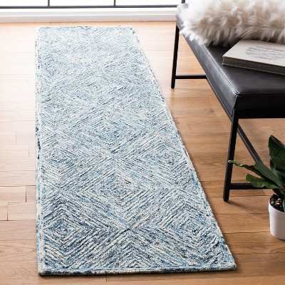 Capri Blue Hand-Tufted Wool Area Rug