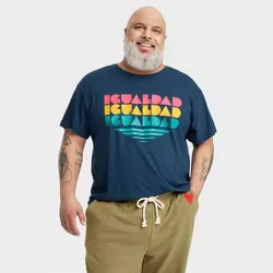 Pride Adult Igualdad Short Sleeve T-Shirt - Blue