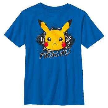 Boy's Pokemon Angry Pikachu T-Shirt