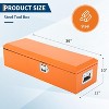 Heavy Duty Steel Truck Bed Tool Box with Lock, Waterproof Metal Toolbox for Truck, Pickup, RV & Trailer - 2 of 4