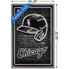 Trends International MLB Chicago White Sox - Neon Helmet 23 Framed Wall Poster Prints - 3 of 4
