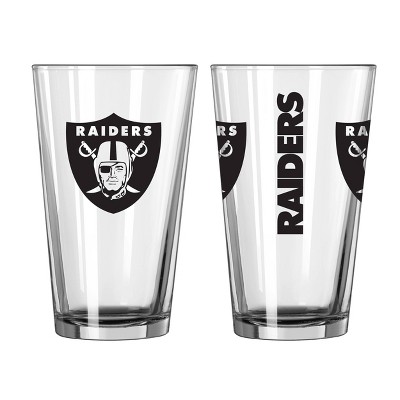 NFL Las Vegas Raiders Gameday Pint Glass - 16oz