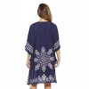 Riviera Sun Womens Short Caftan Dress with Medallion Print - 3 of 3